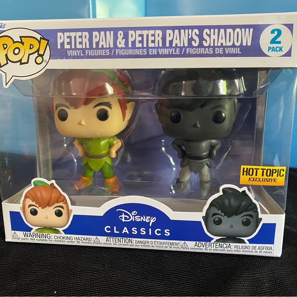 HOT TOPIC EXCLUSIVE • DISNEY’S PETER PAN & HIS SHADOW FUNKO POP!